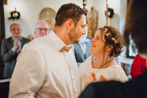 Hochzeitspaar sagt Ja zueinander