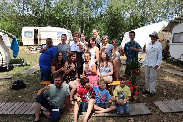 Gruppenfoto des Campingkirche-Teams in Schellbronn