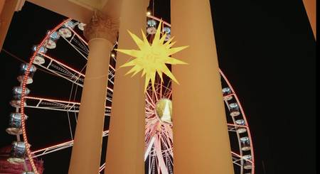 Stern vor dem Riesenrad