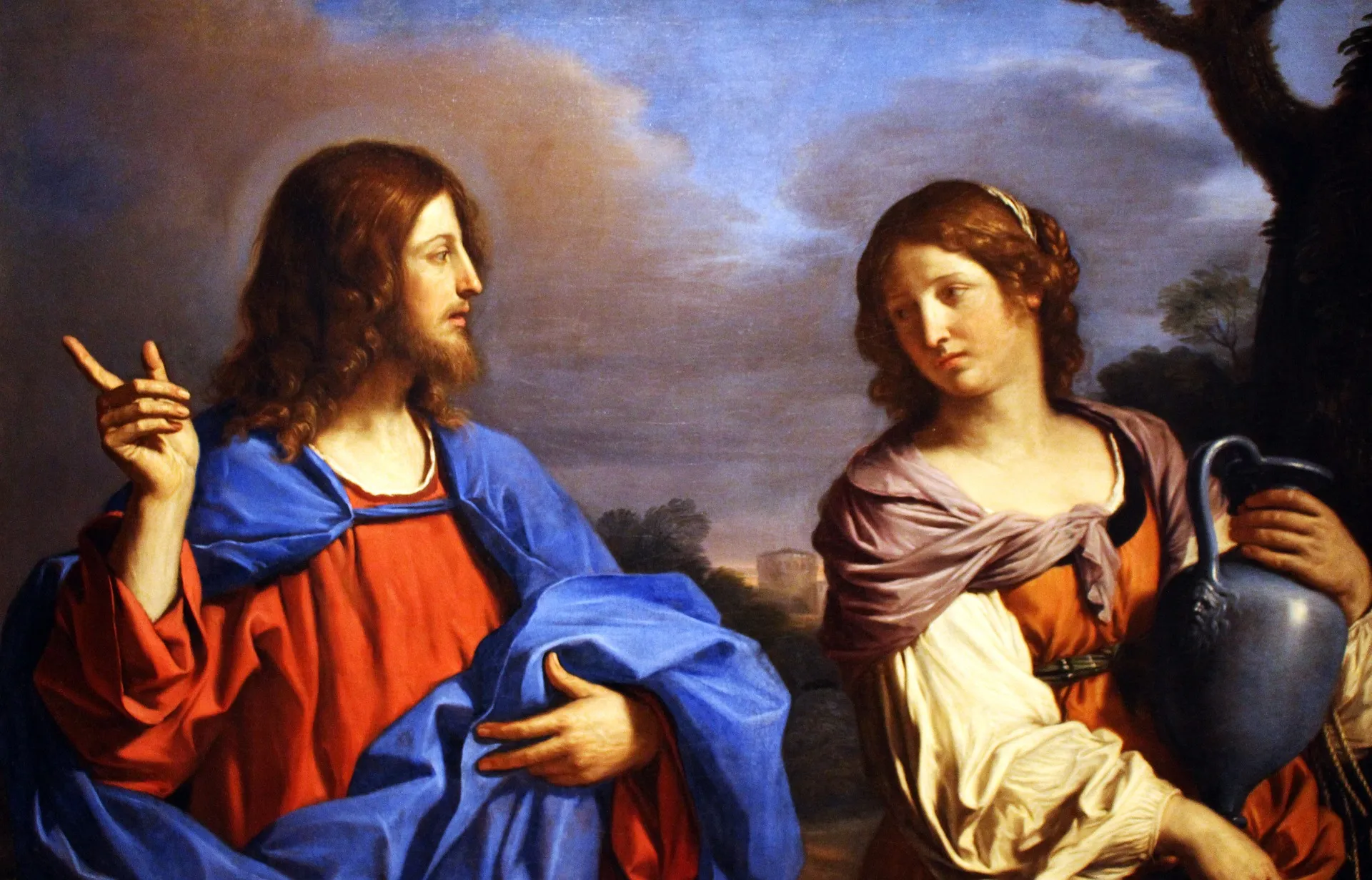 Gemälde Jesus mit Maria Magdalena