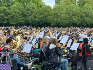 Bläser:innen beim DEPT 2024 in Hamburg