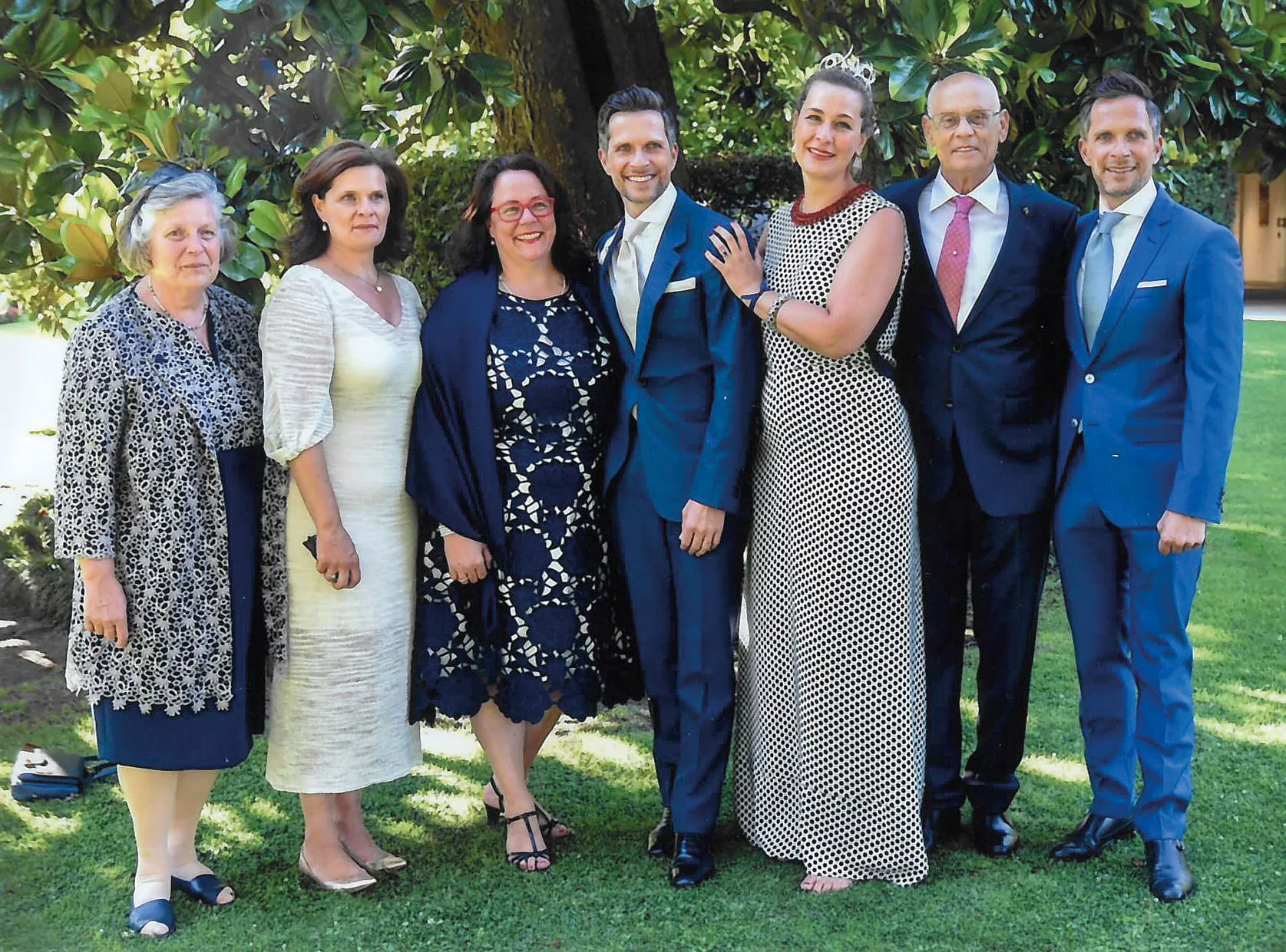 Gruppenfoto der Familie Gargiulo-Schellenberg
