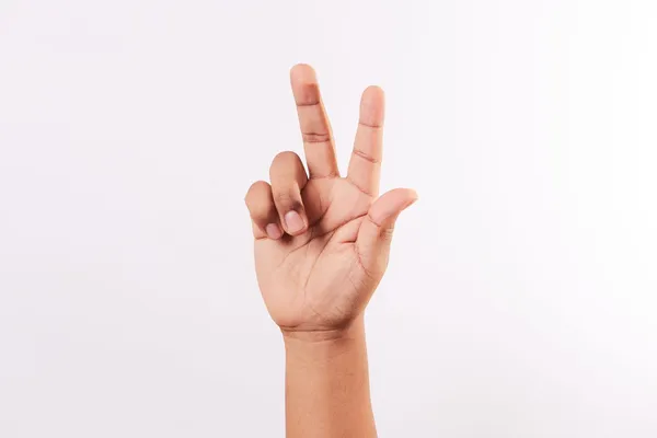 3 erhobene Finger: Gott