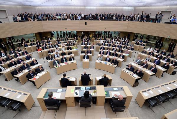 Plenarsaal Landtag Baden-Württemberg