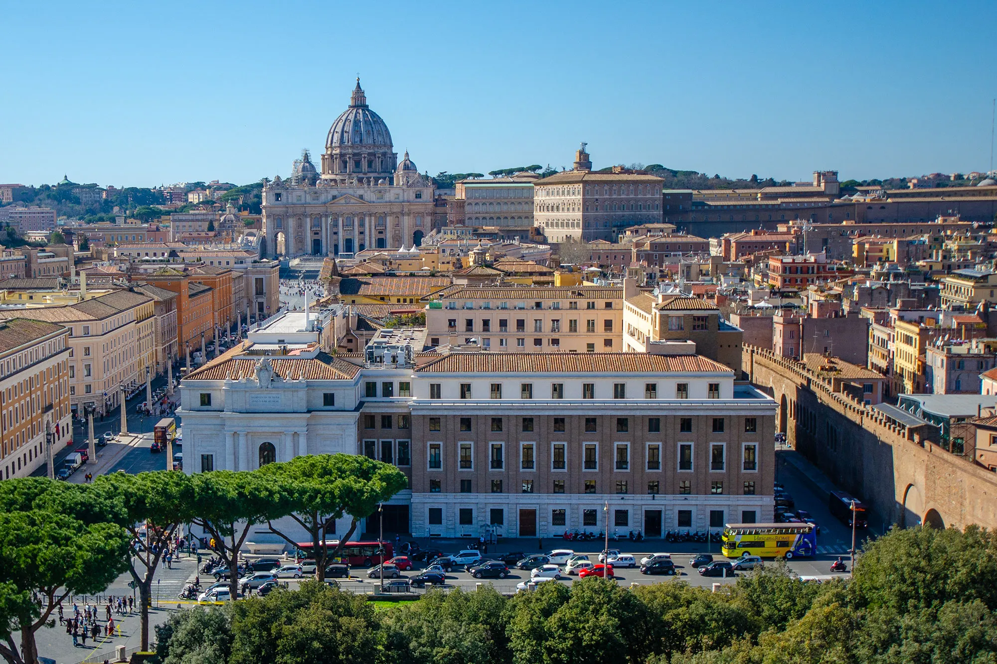 Blick über die Dächer Roms