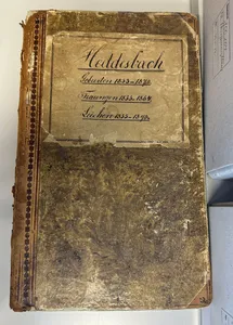Quelle: Ulli Naefken / ZfK Kirchenbuch aus Heddesbach