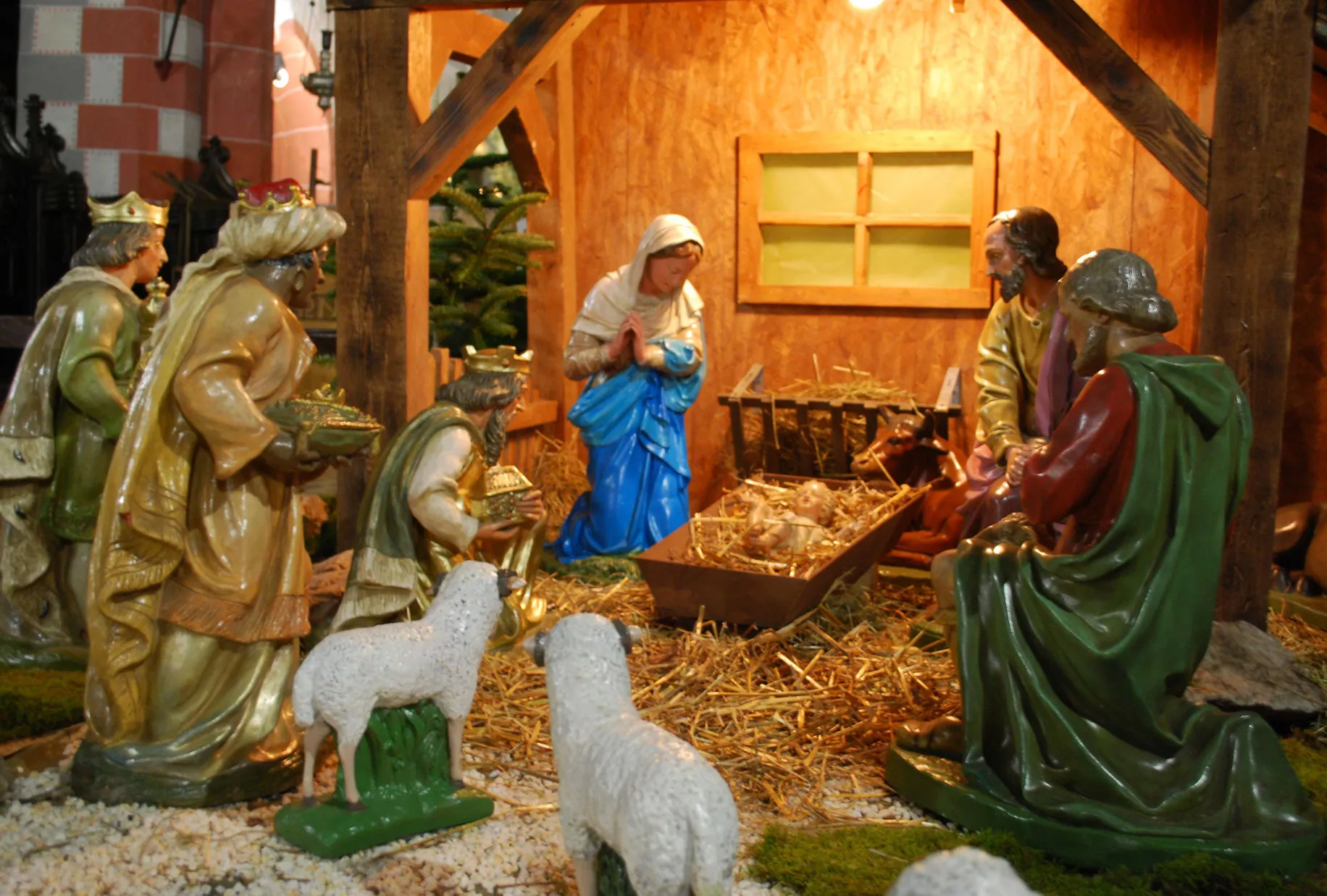 Krippe mit den heiligen 3 Königen