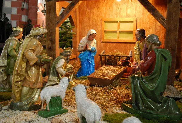 Krippe mit den heiligen 3 Königen