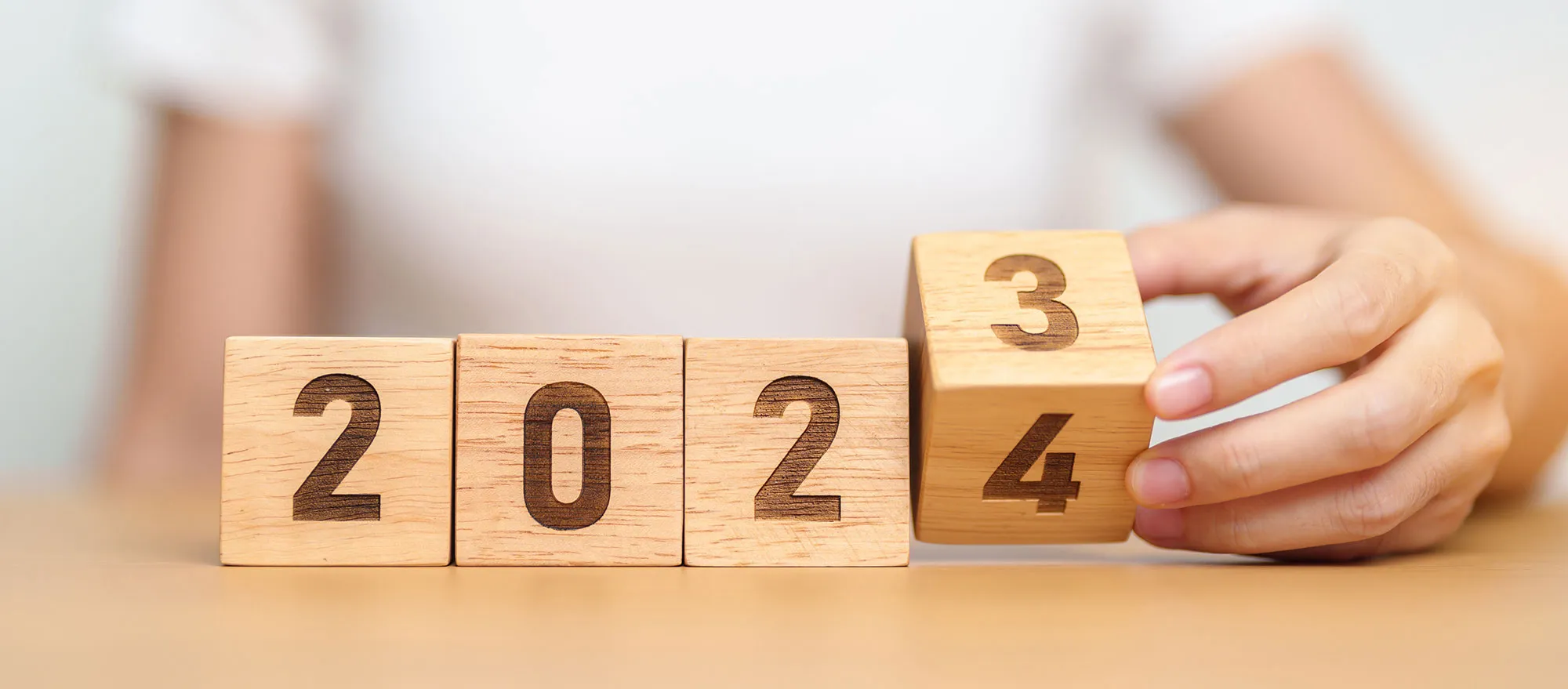 Würfel als Jahreszahl 2023