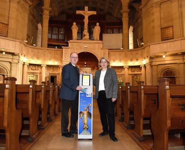 Fundraiser Pfarrer Sebastian Carp und Pfarrerin Dr. Maibritt Gustrau