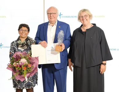 Evangelischen GemeinSinnPreis an den Unternehmer Martin Herrenknecht