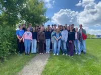 Gruppenfoto Freiwillige des Ökumenischen Friedensdienstes Jahrgang 2025_2026