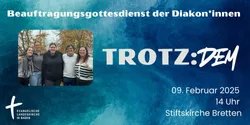 Quelle: ekiba einladung mit schriftzug Trotzdem foto