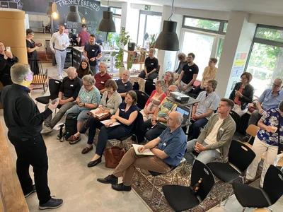 Der zweite Innovation-Pitch der Evangelischen Landeskirche in Baden hat im Sommer 2025 im Kairos13 in Karlsruhe stattgefunden.