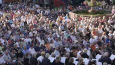 Uraufführung des Albert-Schweitzer-Oratoriums auf dem Marktplatz