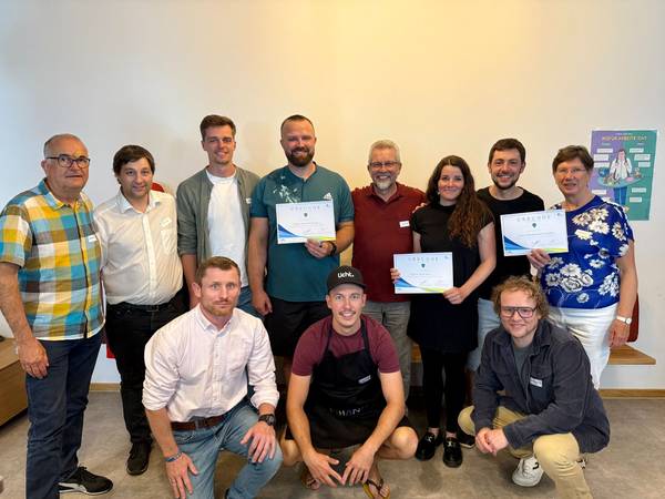 Die drei teilnehmenden Teams