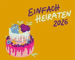 Quelle: EKD/Gestaltung Kristina Wedel #einfachheiraten 2026
