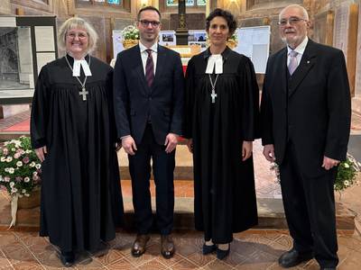 Einführung von Jan Polzer und Anke Spory als Oberkirchenräte