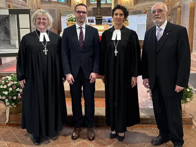 Einführung von Jan Polzer und Anke Spory als Oberkirchenräte