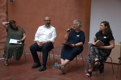 Podiumsgespräch beim Studientag Friedensarbeit