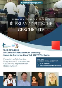 Plakat Russlanddeutsche Geschichte