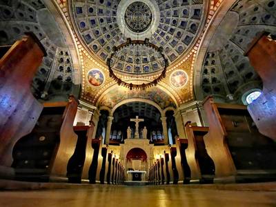 Christuskirche Mannheim Innenansicht
