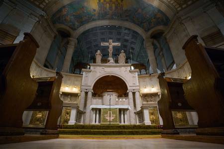Innenansicht der Christuskirche in Mannheim