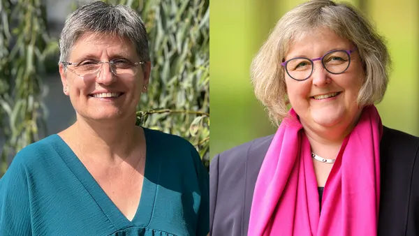 UEPAL-Präsidentin Isabelle Gerber und Landesbischöfin Heike Springhart