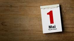 Kalenderblatt mit 1. Mai