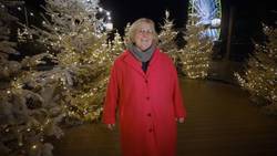 Quelle: David Groschwitz - eingebettet von www.ekiba.de Landesbischöfin Heike Springhart im weihnachtlich geschmückten Europark