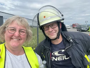 Heike Springhart mit Alexander Hanke