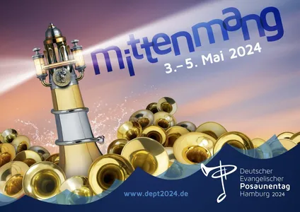 Plakat des Deutschen Evangelischen Posaunentags 2024 in Hamburg