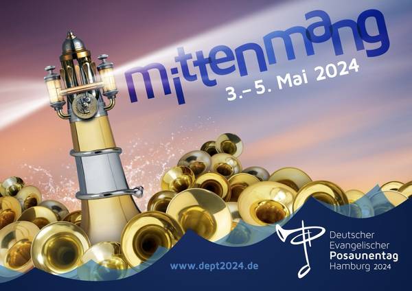 Plakat des Deutschen Evangelischen Posaunentags 2024 in Hamburg