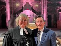 Heike Springhart und Christian Albecker