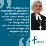 Zitat Landesbischöfin Heike Springhart zu Ergebnissen der Forum Studie
