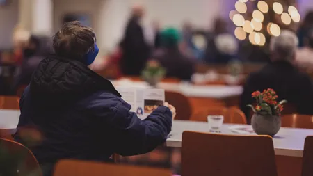 Gast in der Vesperkirche Mannheim