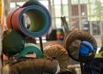 aufgestapeltes Reisegepäck