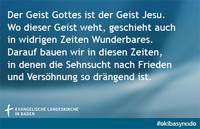 Visual Statement-Zitat aus Pfingstbotschaft 2022