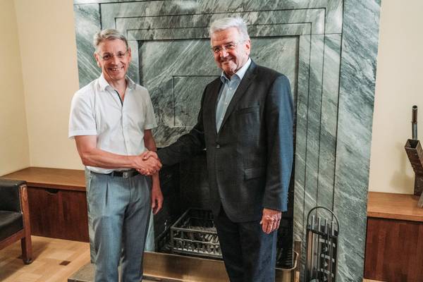 links: Gregor Bergdolt , rechts Hermann Schröder