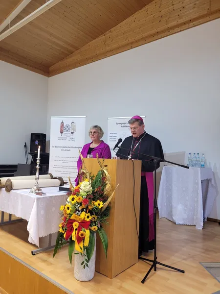 Erzbischof Stephan Burger und Landesbischöfin Heike Springhart