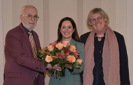 Synodalpräsident Axel Wermke, Sabine Jung, Synodalpräsident Axel Wermke