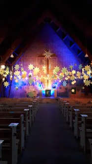 Advent unterm Sternenhimmel in der Kirche in Rüppur