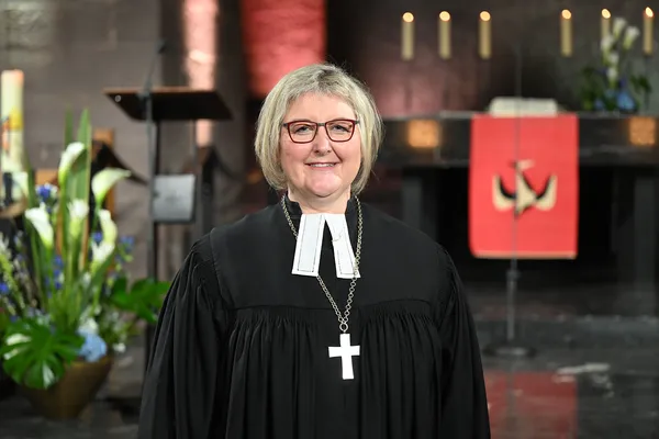Heike Springhart in der Stadtkirche Karlsruhe