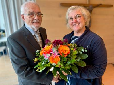 Quelle: ekiba / Ulli Naefken - eingebettet von www.ekiba.de Synodalpräsident Axel Wermke und Landesbischöfin Heike Springhart