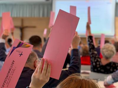 Abstimmung bei der Herbstsynode 2026