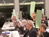 Abstimmung im Plenum