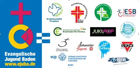 Zusammenstellung aller Logos der Evangelischen Jugend Baden