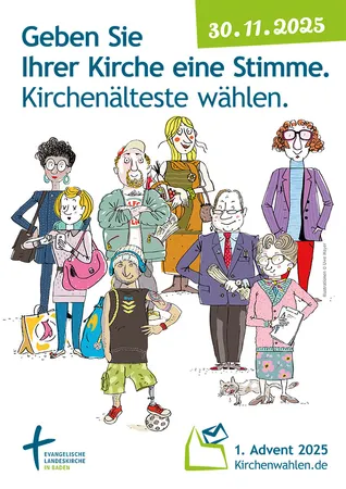 Illustration zur Kirchenwahl