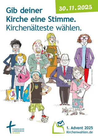Illustration zur Kirchenwahl