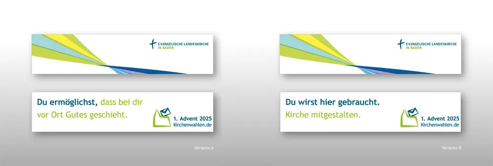 Buchzeichen zu den Kirchenwahlen